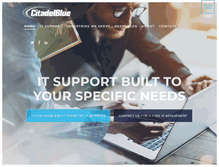 Tablet Screenshot of citadelblue.com